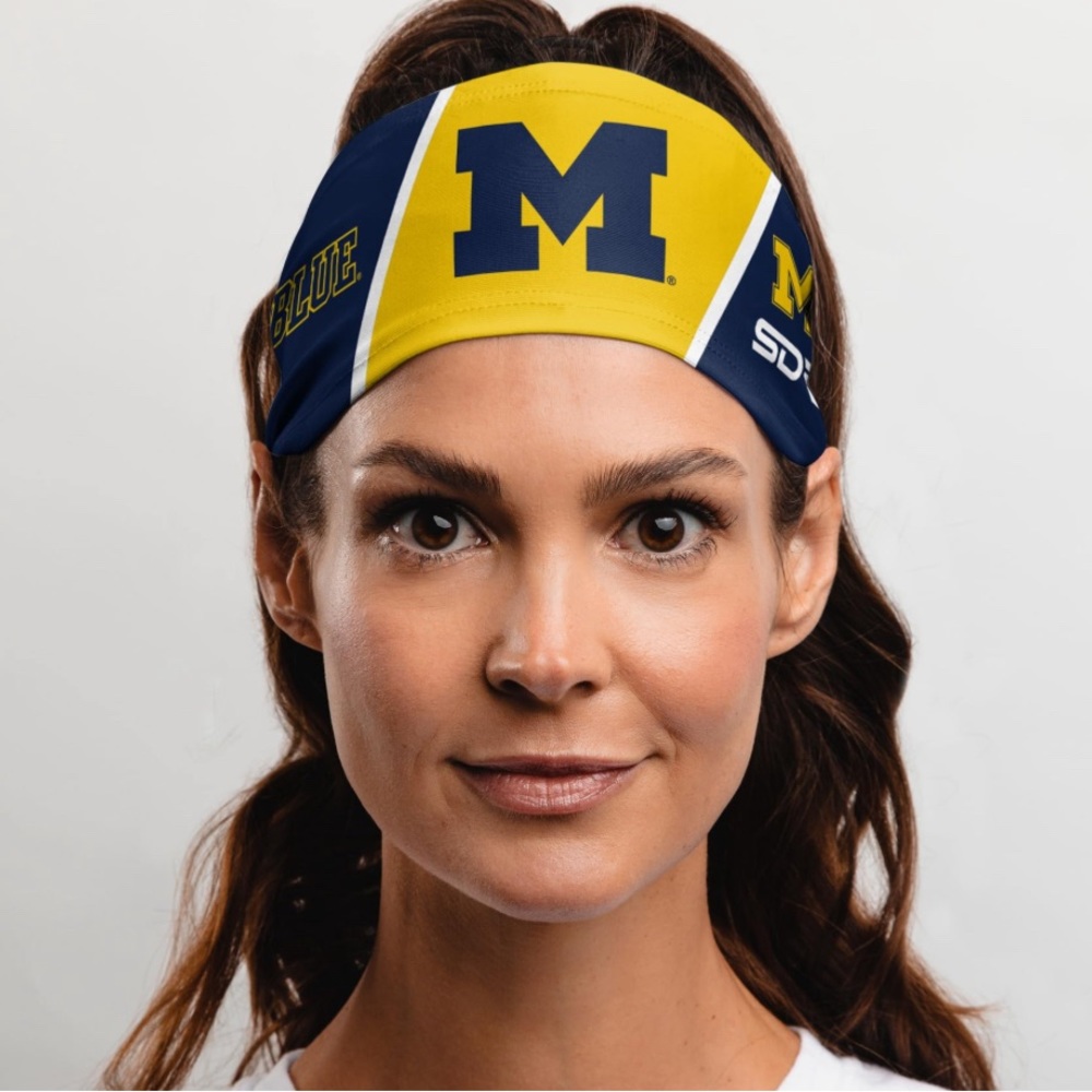 NWOT university of Michigan headband